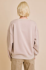 “Cozy” Crew Neck Oversized Sweatshirt