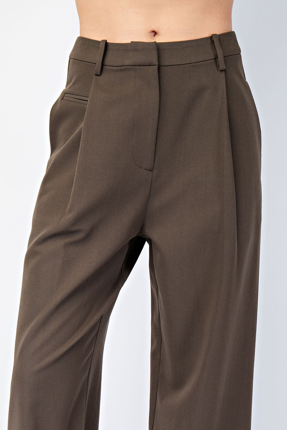 Tailored Pleated Trousers