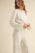 Border Crochet Knitted Top