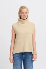 Sidonie Turtleneck Sleeveless Sweater