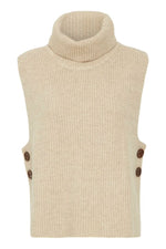 Sidonie Turtleneck Sleeveless Sweater