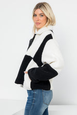 Sherpa Color Block Jacket