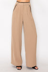 Long Pants With Contrast Edge Detail