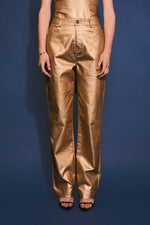 Foil Stretchy Straight Pants