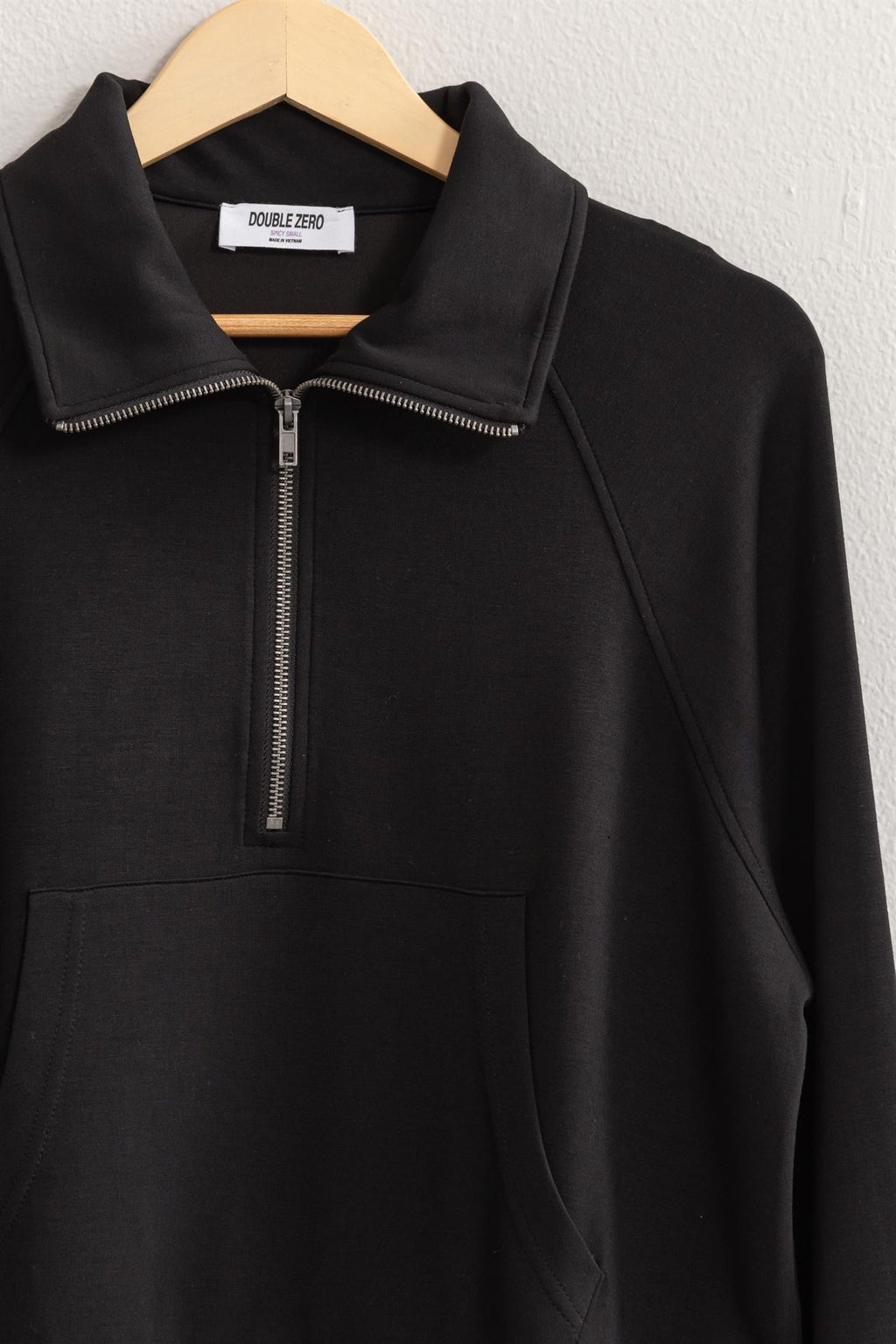 Half Zip Up Collar Sweatshirt