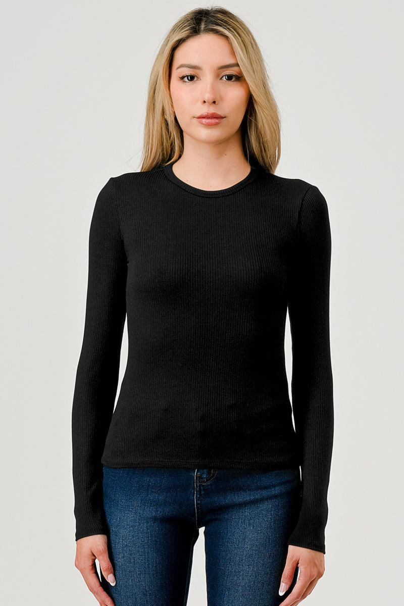 Crewneck Long Sleeve T-Shirt