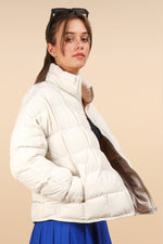 Solid Puffer Padded Warm Jacket