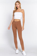 5 Pocket Ponte Mid Rise Skinny Pant