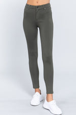 5 Pocket Ponte Mid Rise Skinny Pant