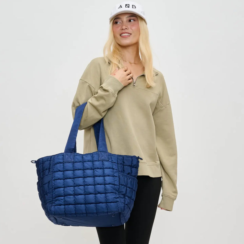 Dreamer Quilted Puffer Nylon Tote