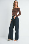 Just Black Relaxed Wide Leg