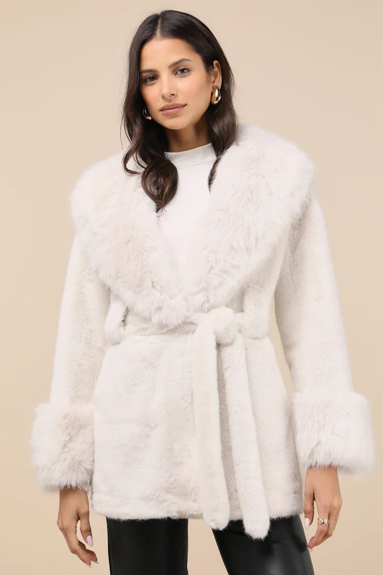 SHACI Neesha Faux Fur Coat