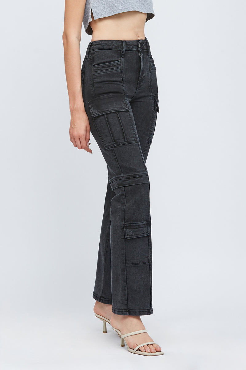 Hidden Tracey Stretch Cargo Pocket Straight Jean