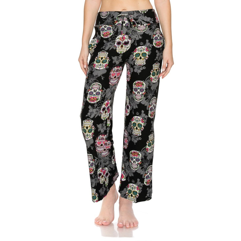 Buttery Soft Printed Drawstring Pajama Pants