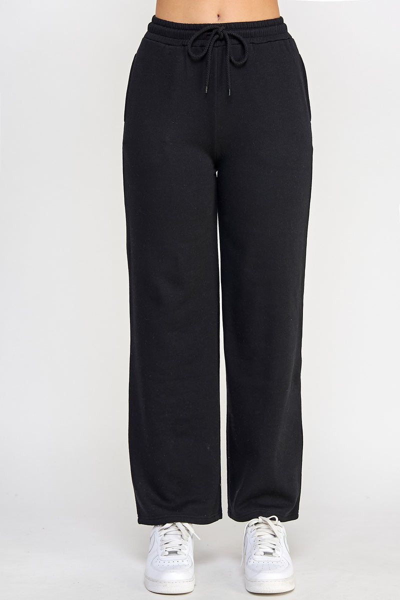 Fleece Straight Leg Jogger