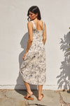 Sail Away With Me Tulip Hem Midi Wrap Dress
