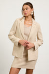 Crochet Blazer With Flap Pockets