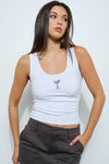 Martini Embroidered Tank