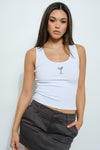 Martini Embroidered Tank