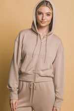 Zip Up Sweater Hoodie