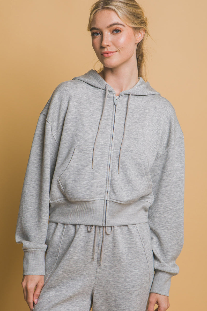 Zip Up Sweater Hoodie