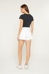 MICA Super High Vintage Shorts With Raw Hem