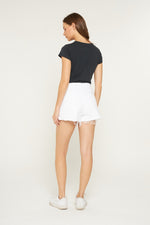 MICA Super High Vintage Shorts With Raw Hem