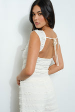 Frill Lace Boat Neck Top