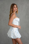 Bluei Floral Print Milkmade Corset Top