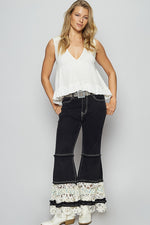 Sleeveless Thermal Cropped Babydoll Top
