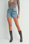 Just Black High Rise Vintage Short