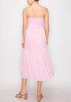 Back Smocking Maxi Tiered Dress