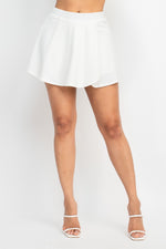 High Rise Flare Wrap Skort