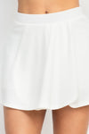 High Rise Flare Wrap Skort