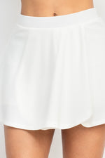 High Rise Flare Wrap Skort