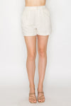 High Rise Elastic Basic Mini Short