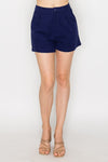High Rise Elastic Basic Mini Short