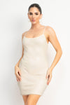 Rhinestone Bodycon Cami Mini Dress