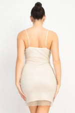 Rhinestone Bodycon Cami Mini Dress
