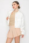 Cropped Big Pocket Jacket