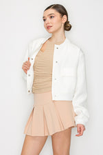 Cropped Big Pocket Jacket