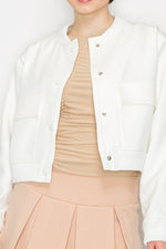 Cropped Big Pocket Jacket