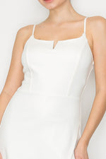 V-Bar Zippered Skort Romper