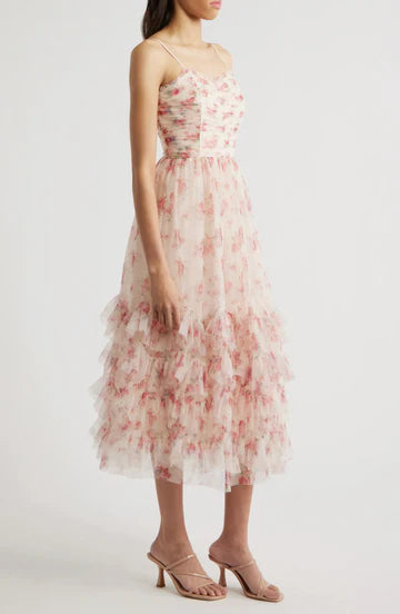 Lucy Paris Irina Ruffle Dress