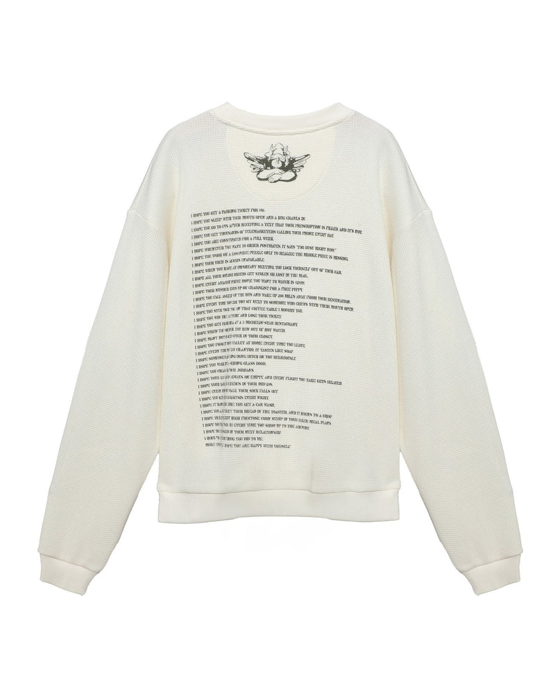 Boys Lie Cadet White Kara Crewneck