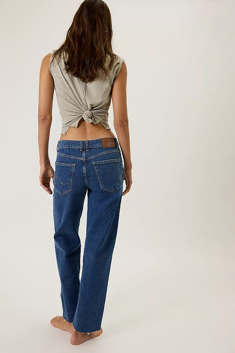 Free People Risk Taker Mid Rise Straight