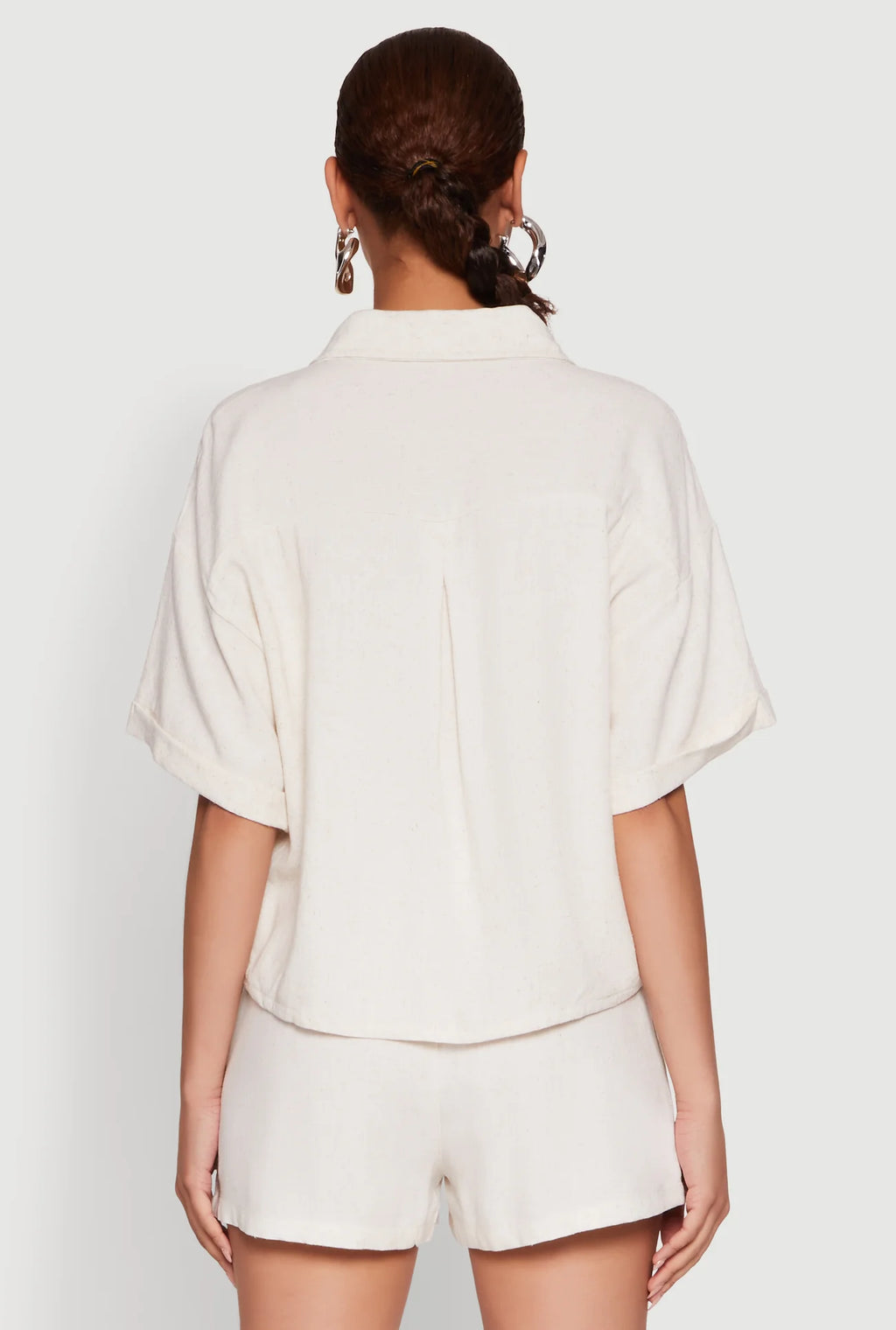 Linen Easy Button Shirt