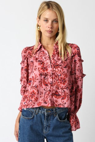 Keely Ruffle Shirt