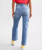 32" Inseam Tracey Cargo Straight Jeans