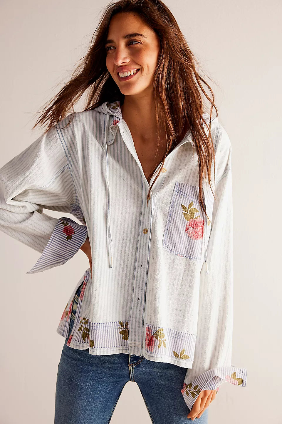 Free People About To Slide Hoodie Shirt